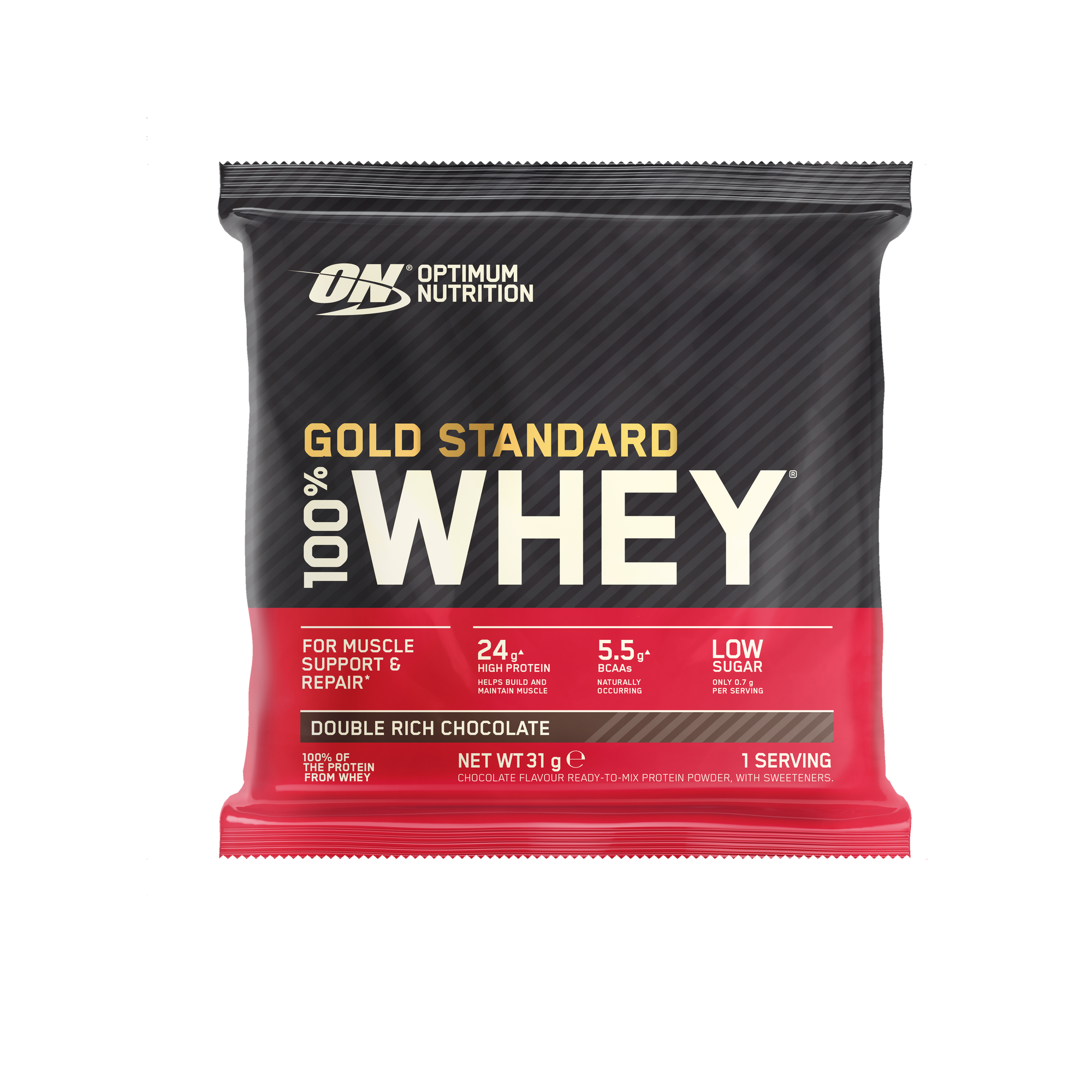Gold Standard 100% Whey Protein Powder Sachets - 31g (1 Serving)