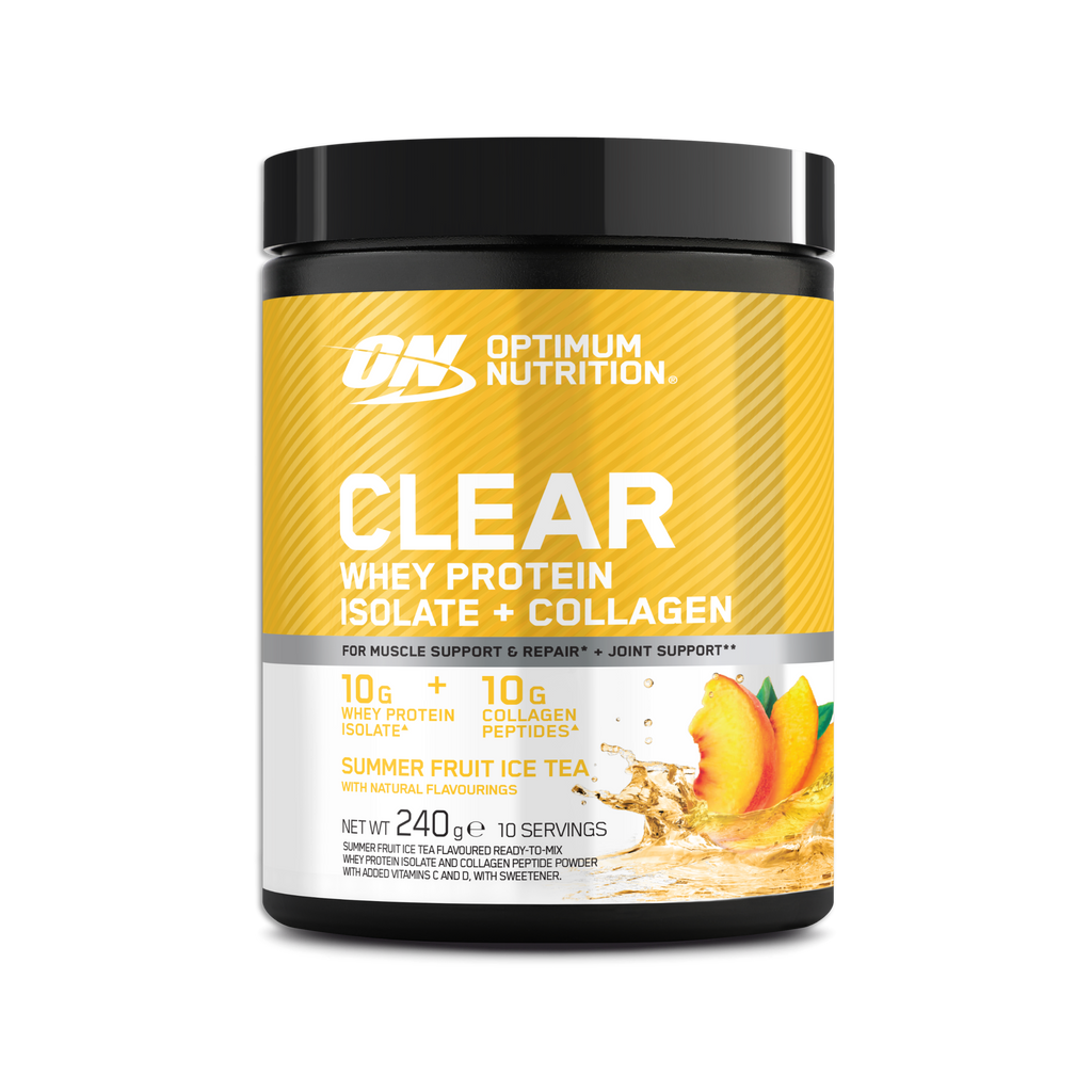 Clear Whey Protein Isolate + Collagen Powder - 240g (10 Servings)