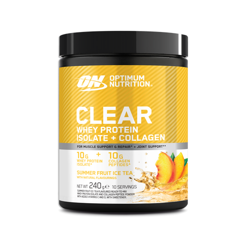 Clear Whey Protein Isolate + Collagen Powder - 240g (10 Servings)
