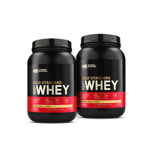 2x Gold Standard 100% Whey Protein (900g)
